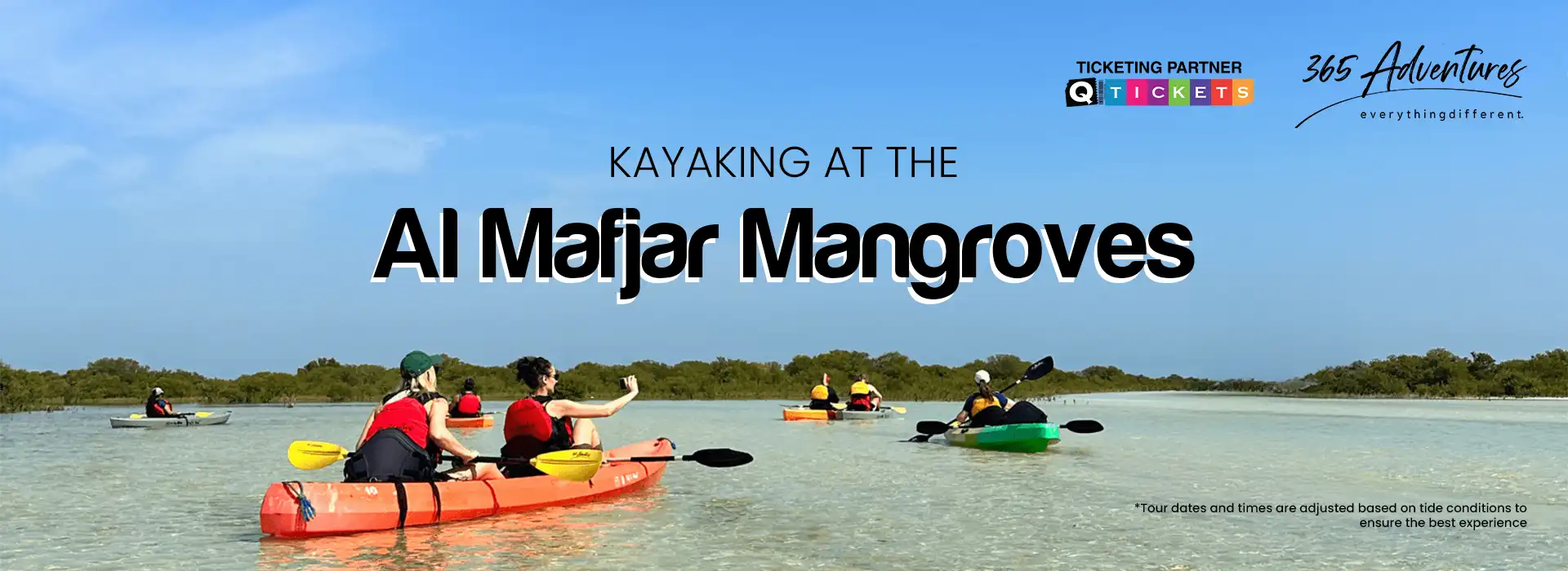 Kayaking at the Al Mafjar Mangroves